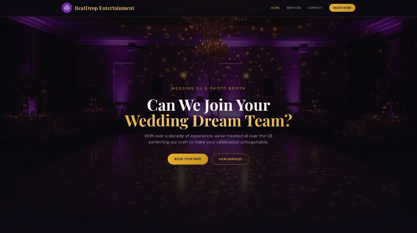 Beat Drop Entertainment website