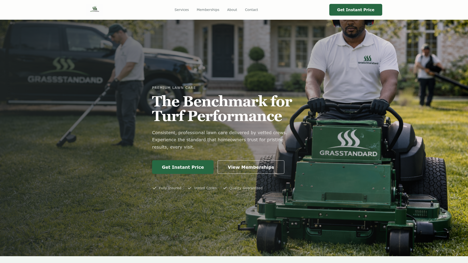 GrassStandard website
