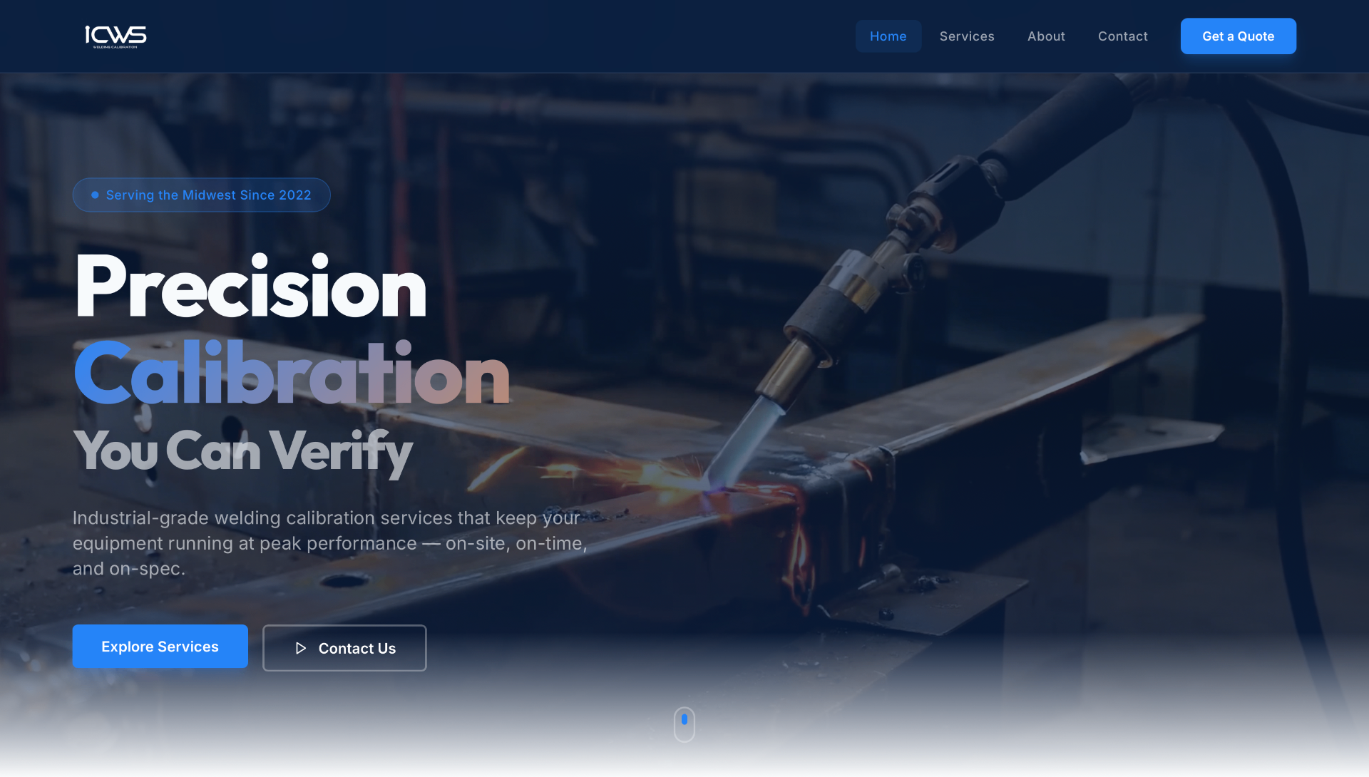 ICWS Welding website